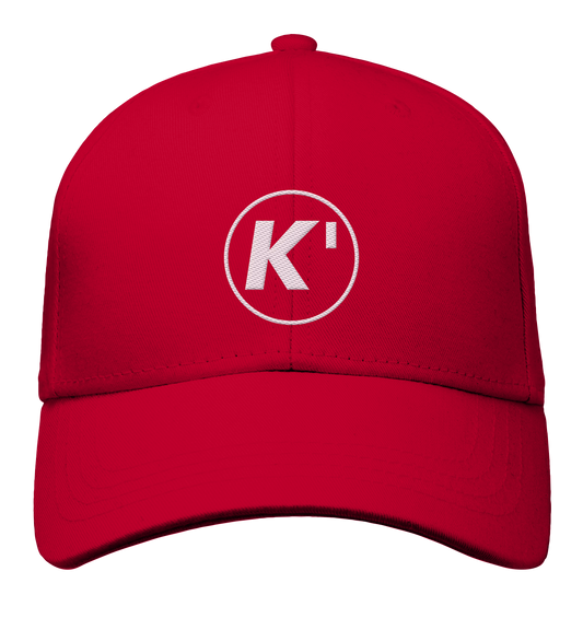 Casquette Baseball Organic K' Red And White