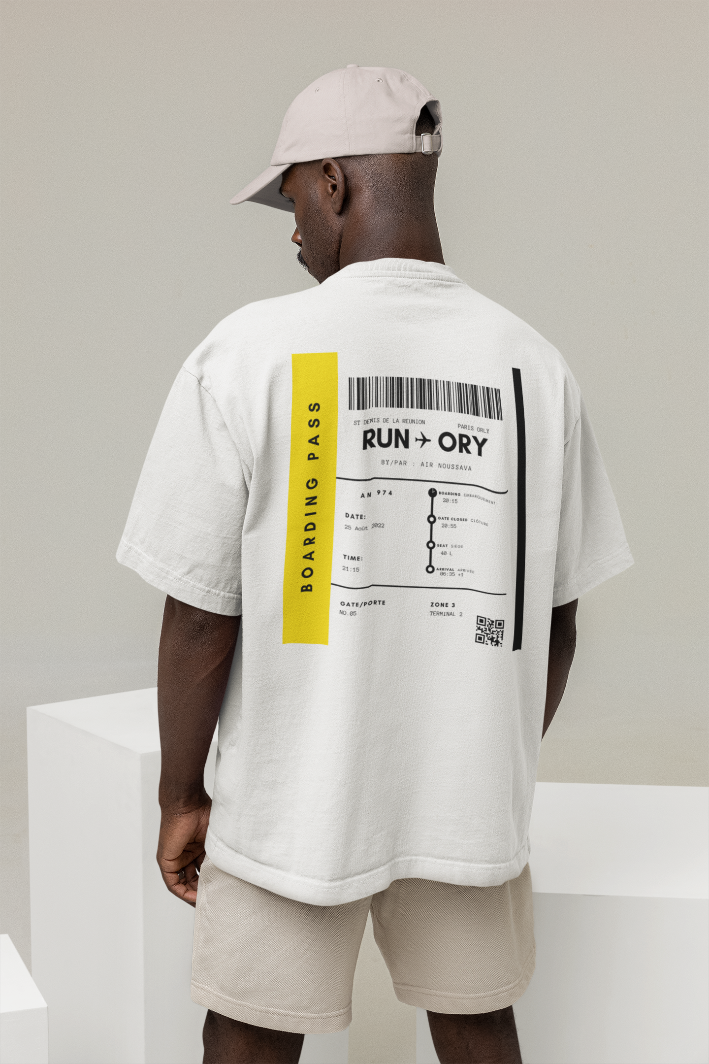 Boarding pass Summer '22 - Organic Oversize Shirt